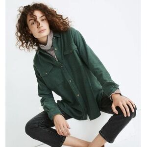 Madewell Oversized Cotton Shacket Large